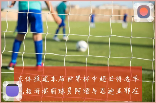 东体报道本届世界杯中超旧将名单包括海港前球员阿瑙与恩迪亚耶在内的10位球员